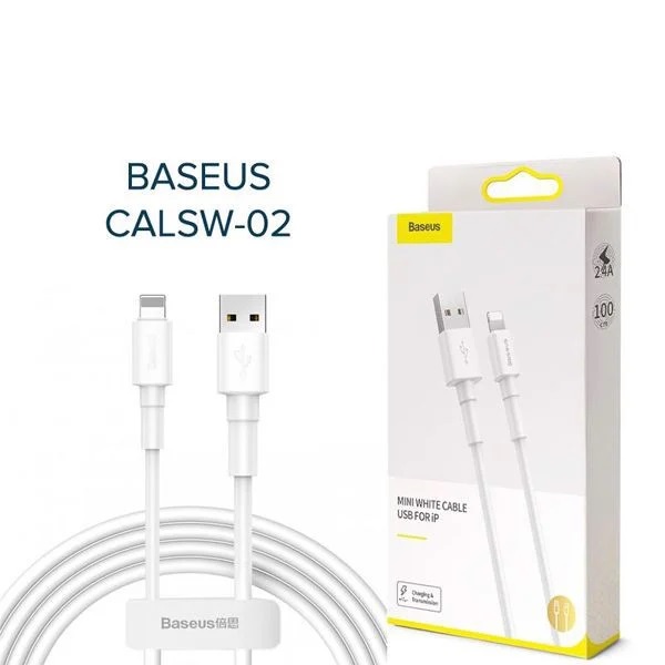 Cáp sạc lightning Baseus Sạc nhanh cho iPhone/ iPad (2.4A, 480Mbps, Fast charge, ABS/ TPE Cable)