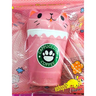SQUISHY CỐC COFFE MÈO