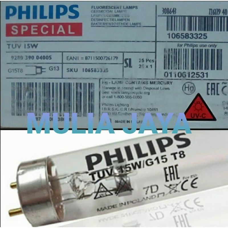 Đèn Khử Trùng Philips Uvc 15w