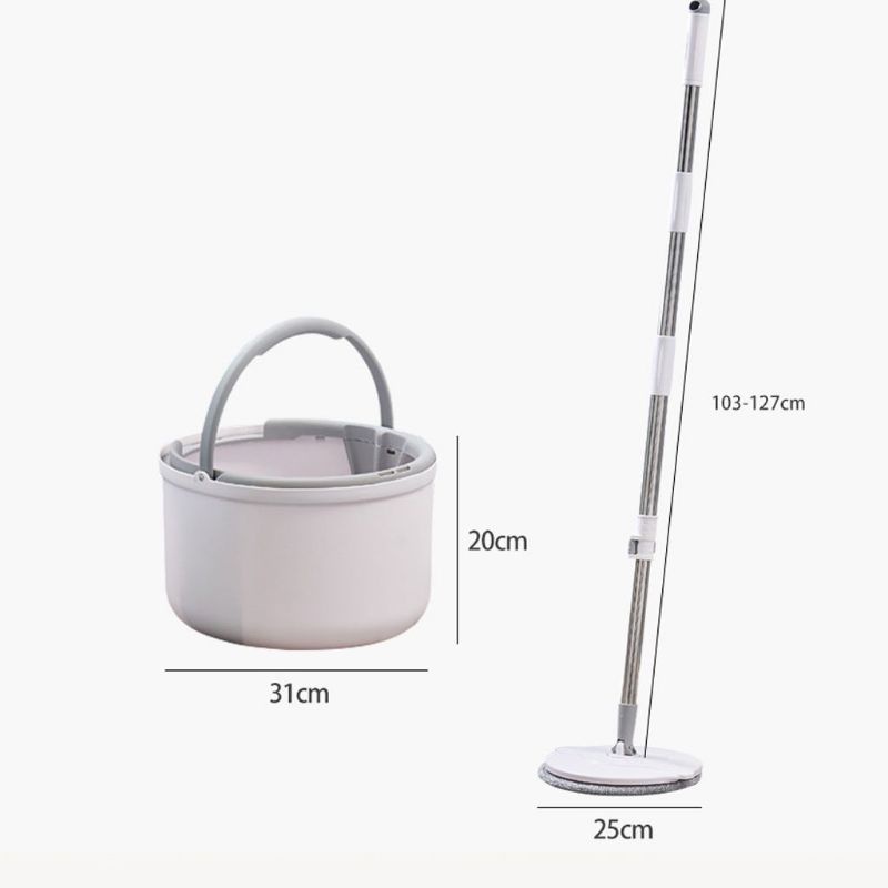 THÙNG LAU NHÀ THÔNG MINH TRÒN TIỆN LỢITHÙNG 31CM BÔNG LAU 25CM