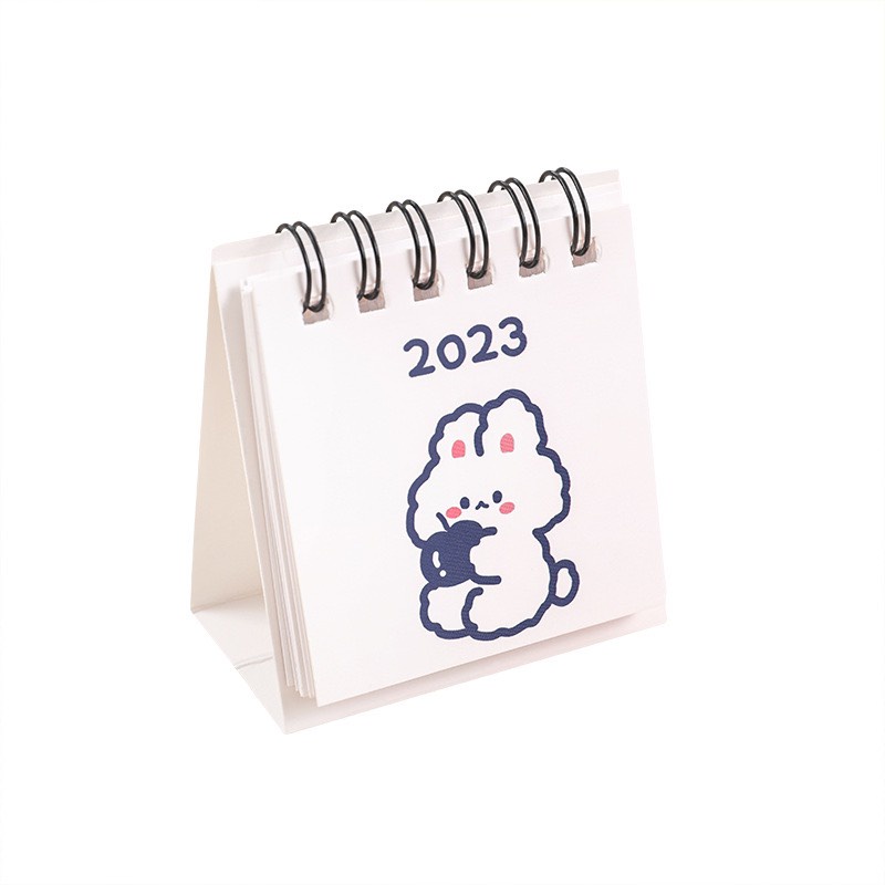 Lịch Để Bàn Năm 2023 MIni Họa Tiết Hoạt Hình Dễ Thương Cho Học Sinh