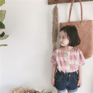 áo kẻ cộc tay