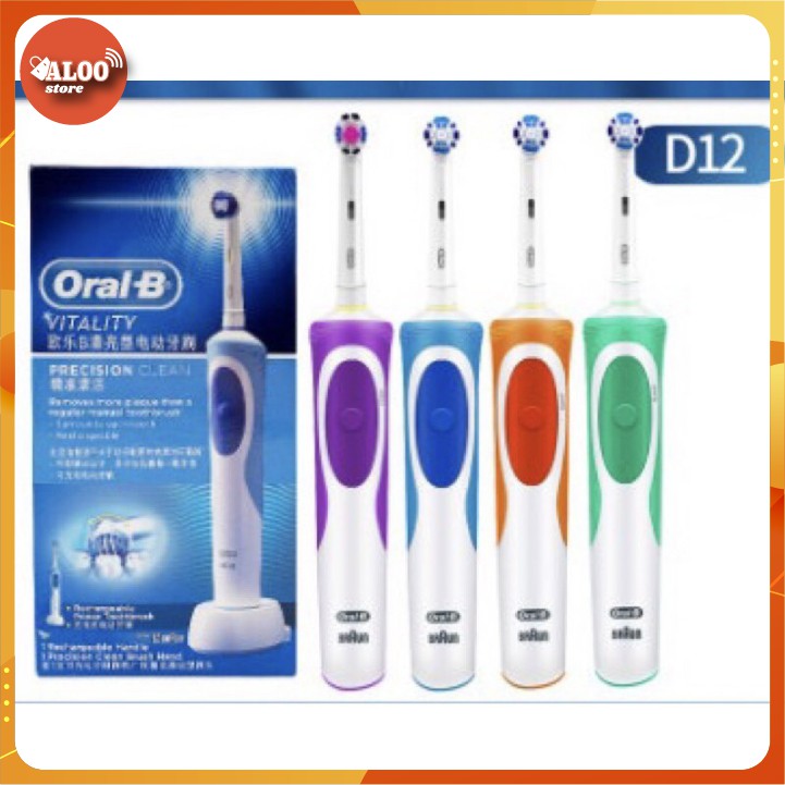 Bàn chải điện oral b cắm sạc D12 Vitality