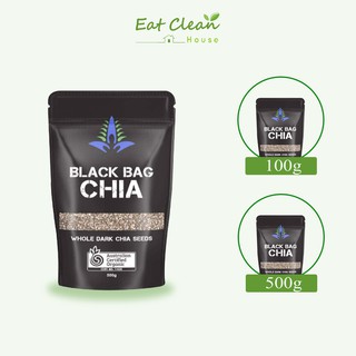 Hạt Chia Úc Organic Chia Seeds Túi Đen 500gr/ 100gr