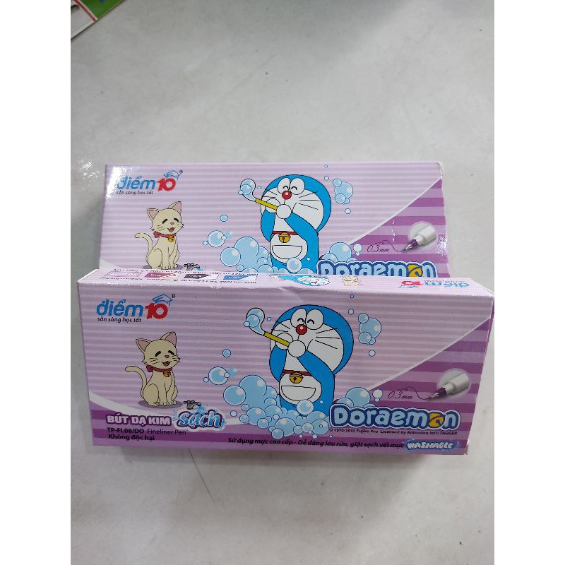 10 cây bút lông kim doreamon.