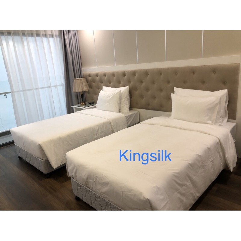 Ga giường khách sạn hay ga giường màu trắng chất liệu cotton cvc trắng trơn cao cấp size:1m/m2/m4/m6/m8/2m2 | BigBuy360 - bigbuy360.vn
