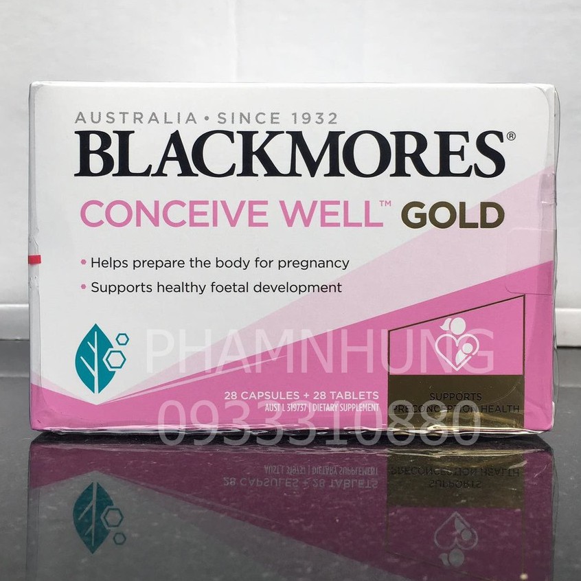 Viên Uống Blackmores Conceive Well Gold 56 viên.