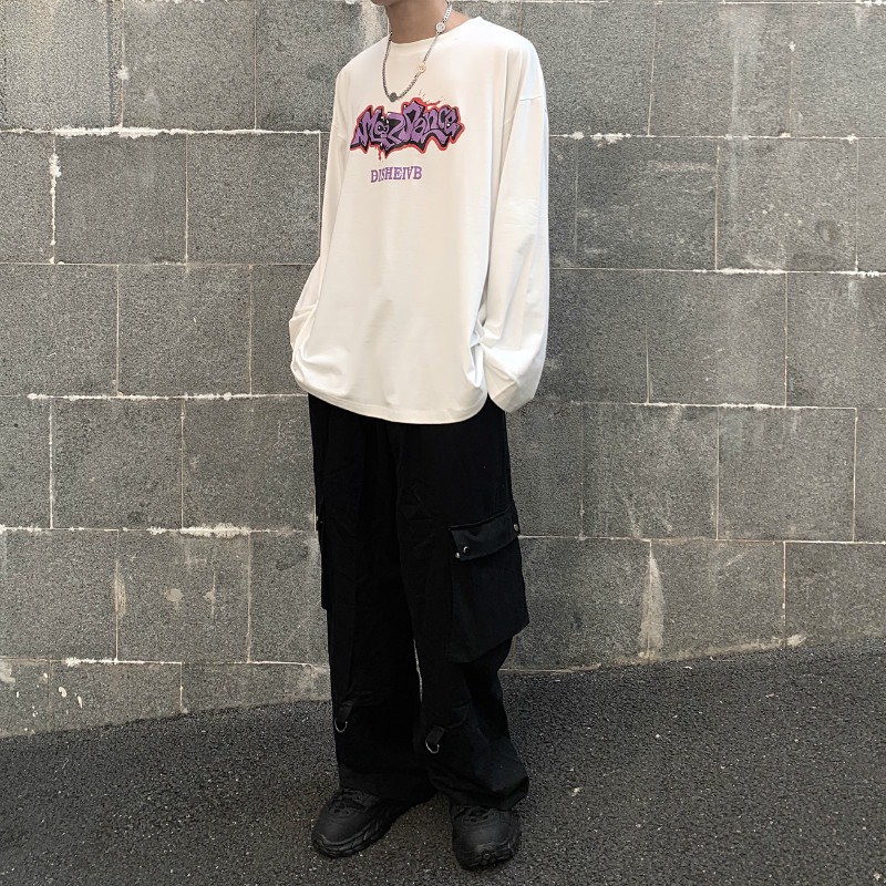 Áo thun tay dài form rộng NEKO.SG. Áo thun Streetwear SWT19