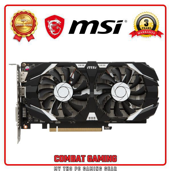 Card Màn Hình MSI GTX 1050Ti 4GB OCV1 GDDR5