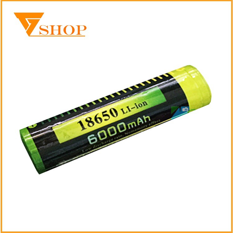 1 viên pin sạc 18650 Akasha 4.2V 6000mAh chính hãng