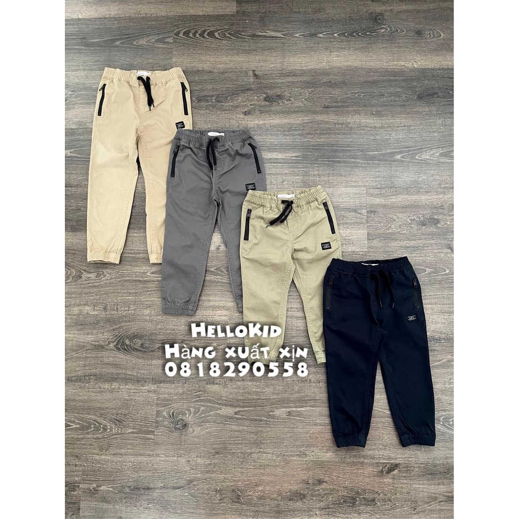Q165 - Quần kaki jogger nameituk cho bé