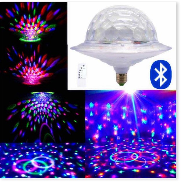 ĐÈN LED XOAY 7 MÀU BLUETOOTH CẢM ỨNG NHẠC UFO CÓ LOA Điện Gia Dụng Bảo Minh - Điện Gia Dụng Bảo Minh