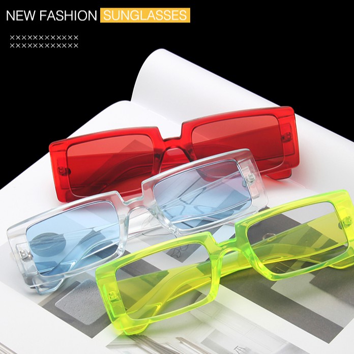 Kính mát tròng vuông thời trang mới cho nam và nữ