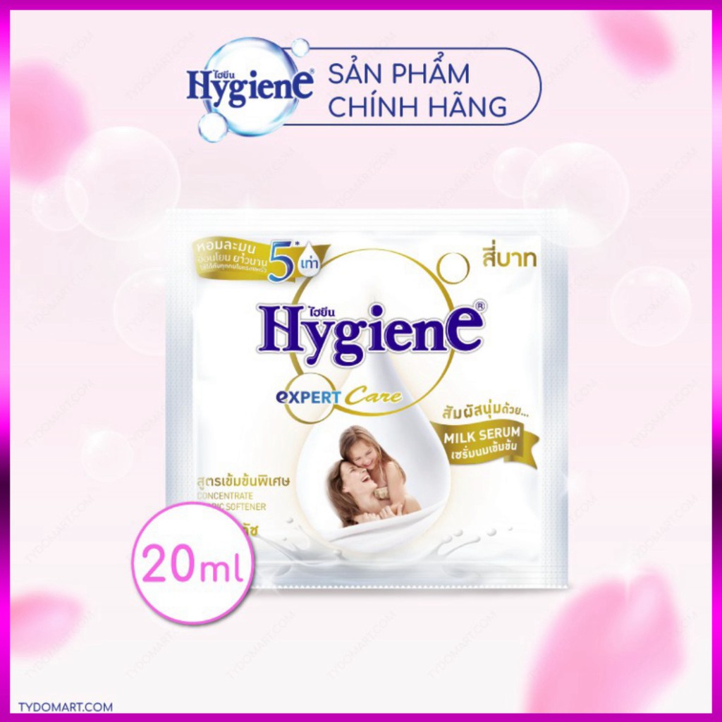 12 Gói Nước Xả Vải Hygiene Thái Lan Đậm Đặc (14 Loại Mùi Hương) - Jun&Mom