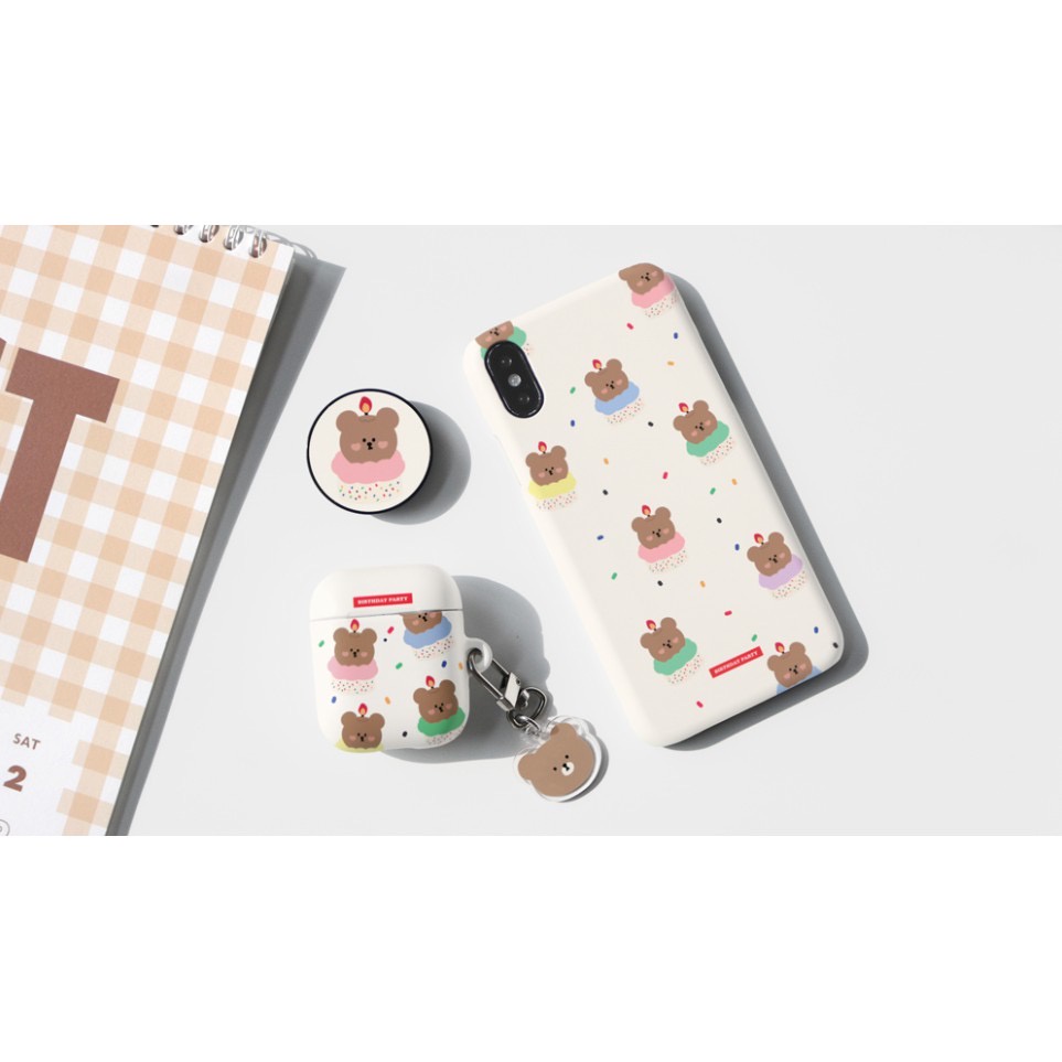 Korea Phone Case MoMoCase Compatible for Airpods Keyring  Cute Korea EarPhone Case  Compatible for Airpods