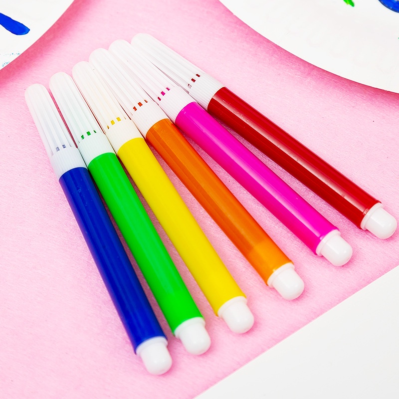 Combo 6 Cây Bút Lông Mini Siêu Dễ Thương Cho Bé Thỏa Sức Tô Vẽ
