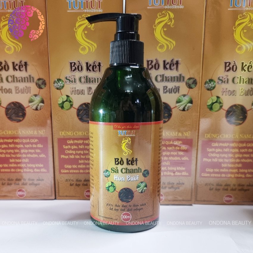 [100% THIÊN NHIÊN] DẦU GỘI THẢO DƯỢC sạch gàu, phục hồi tóc hư tổn, giảm rụng tóc - tóc bạc sớm Tut Tut _ ONDONA BEAUTY