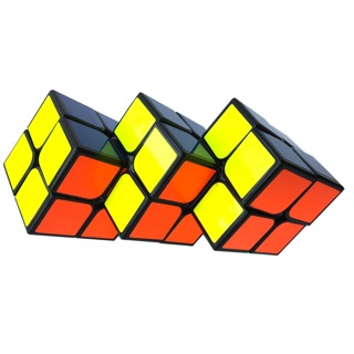 2x2 triple - conjoined rubik cube