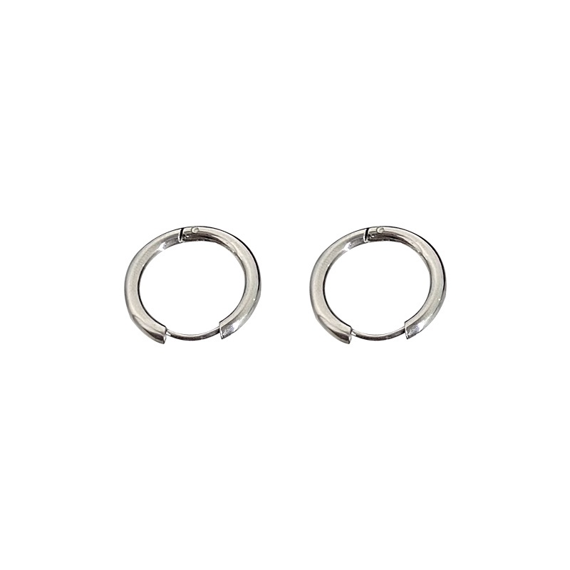 Bông Tai Dạng Vòng 19B245 Phong Cách Harajuku Đơn Giản Dễ Phối Đồ