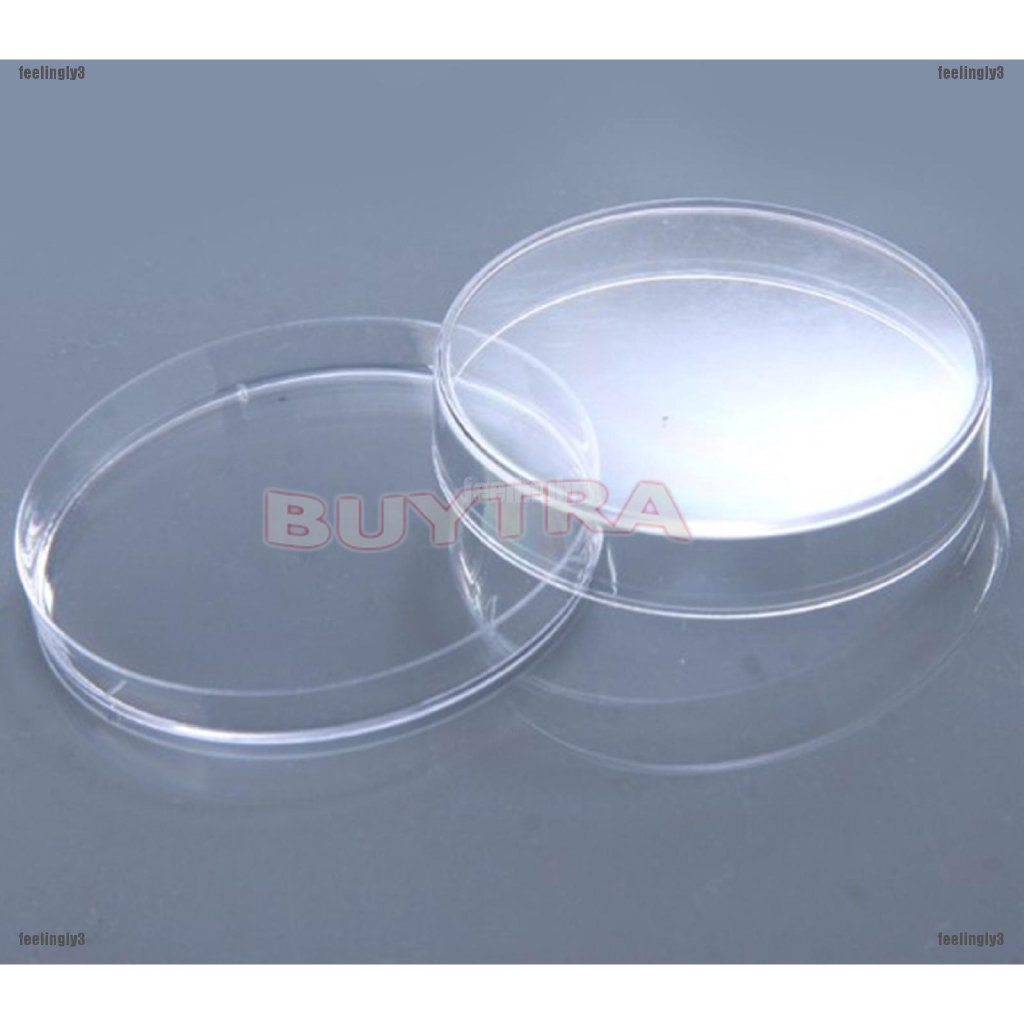 Bộ 10 Đĩa Nhựa Petri Kèm Nắp Đậy 90x15mm
