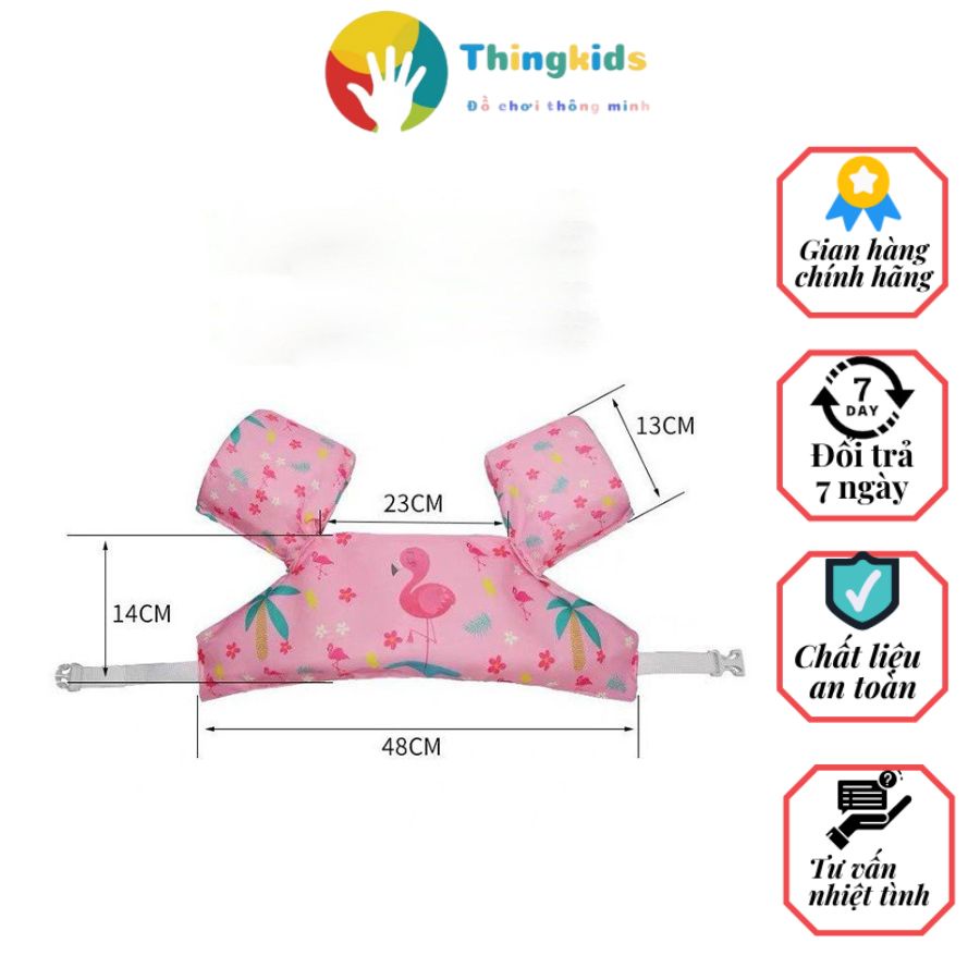 Phao bơi đỡ ngực kèm phao tay cho bé - Thingkids