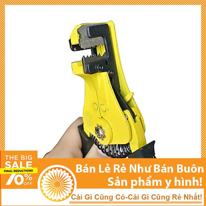 Kìm Tuốt Dây Điện Bosi BS443122 Cao Cấp (1.0-1.6-2.0-2.6-3.2)