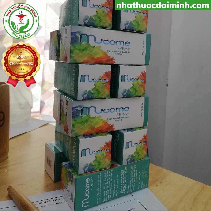 Dung Dịch Nhỏ Mũi Mucome Drop Hộp 1 Ống 5ml