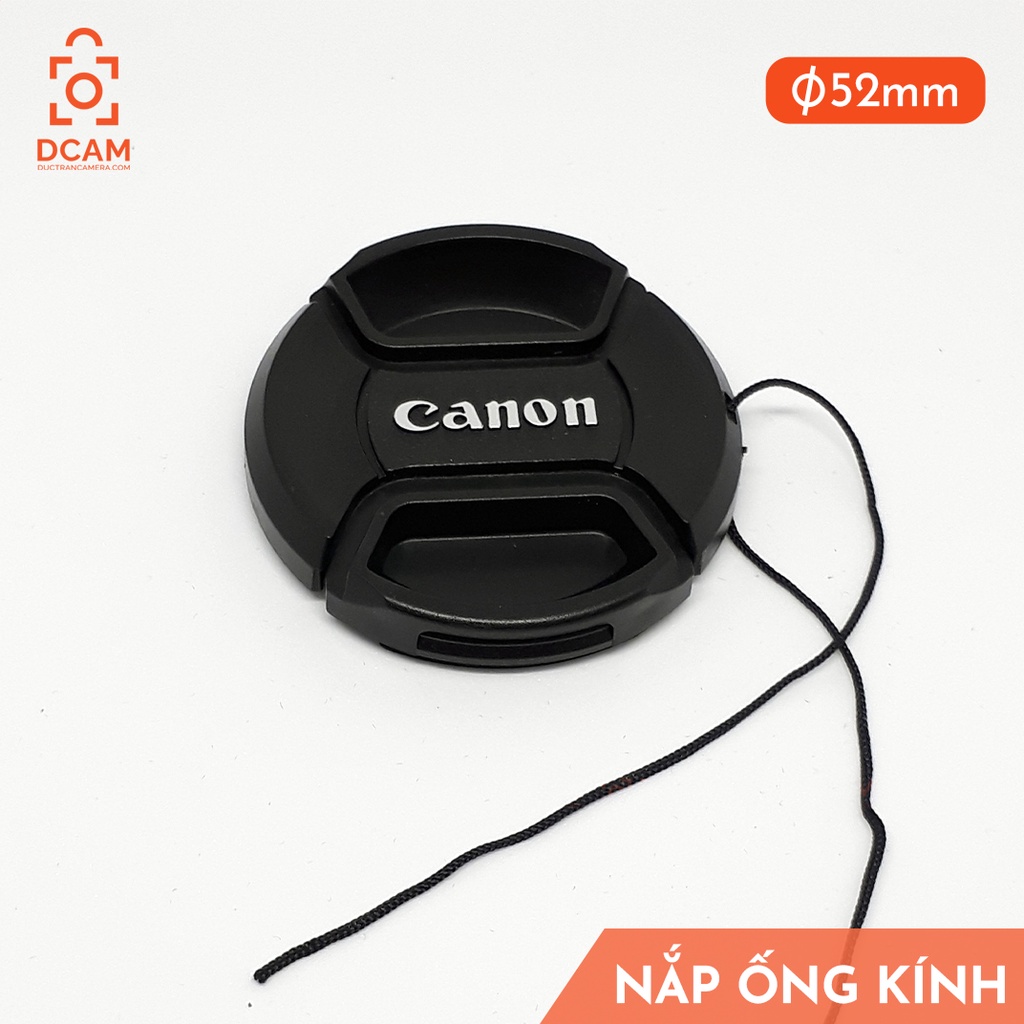 Nắp lens phi 52mm - Loại Có Dây Chống Mất