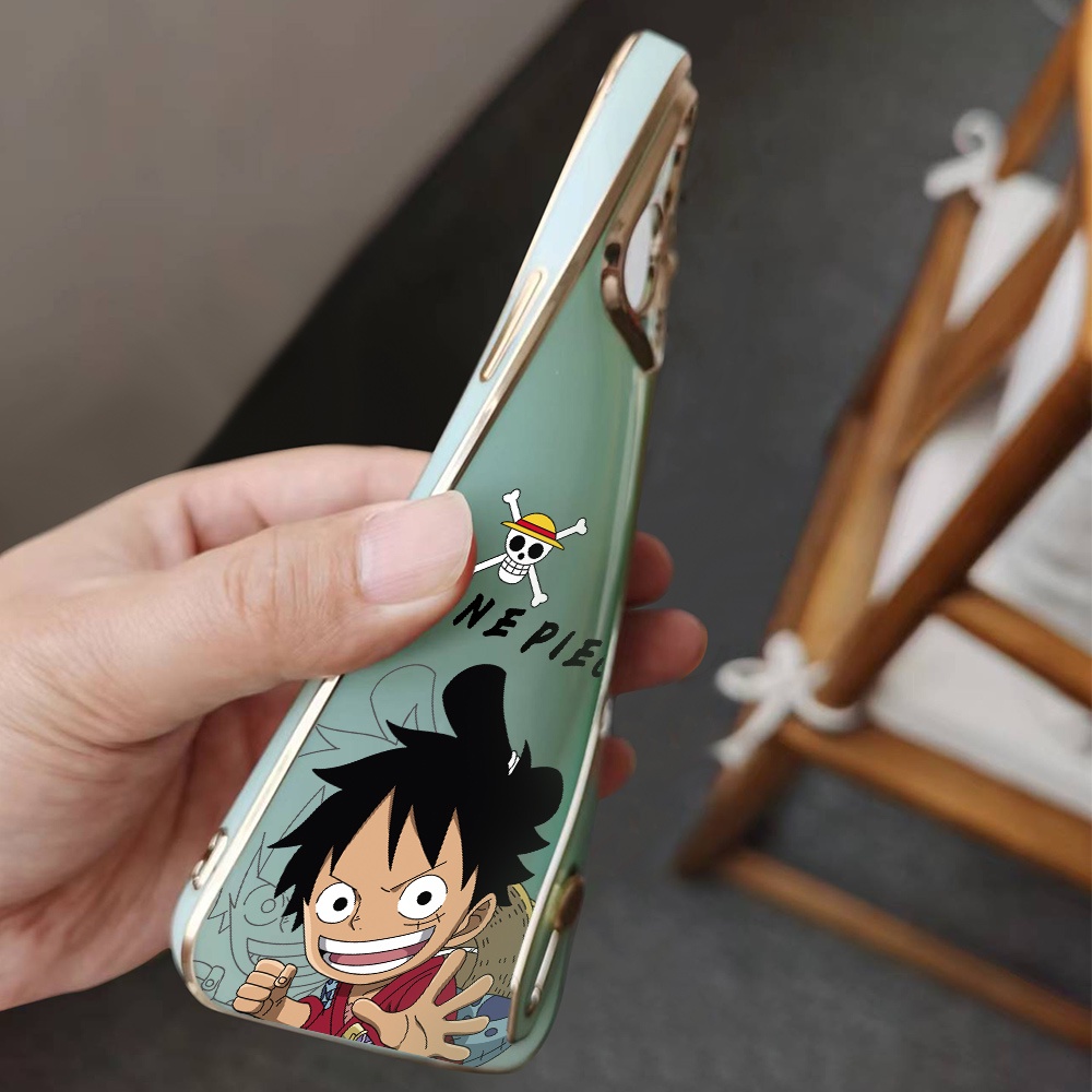 Ốp Điện Thoại TPU Mềm Hình One Piece Cho Oppo Reno5 Reno 5 Pro Reno3 A91 Reno 3 Pro 5G Reno Z R17 Pro