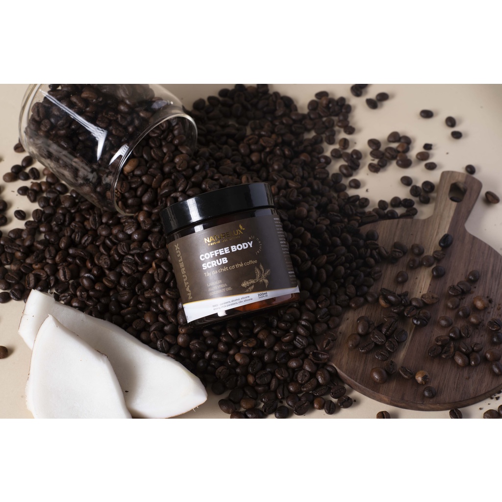 Tẩy da chết cơ thể coffee NATURELUX | BigBuy360 - bigbuy360.vn