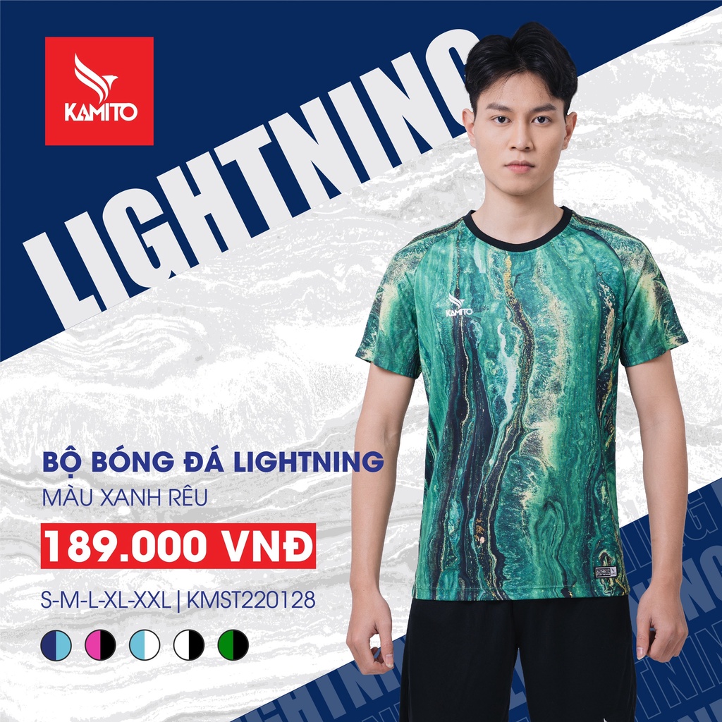 BỘ THỂ THAO KAMITO 2022 LIGHNING KMST220- GỒM 5 MÀU SẮC NỔI BẬT