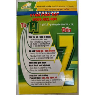 Phân Bón Lá Cao Cấp COMCAT A ĐẾN Z (Hộp 10 gói)
