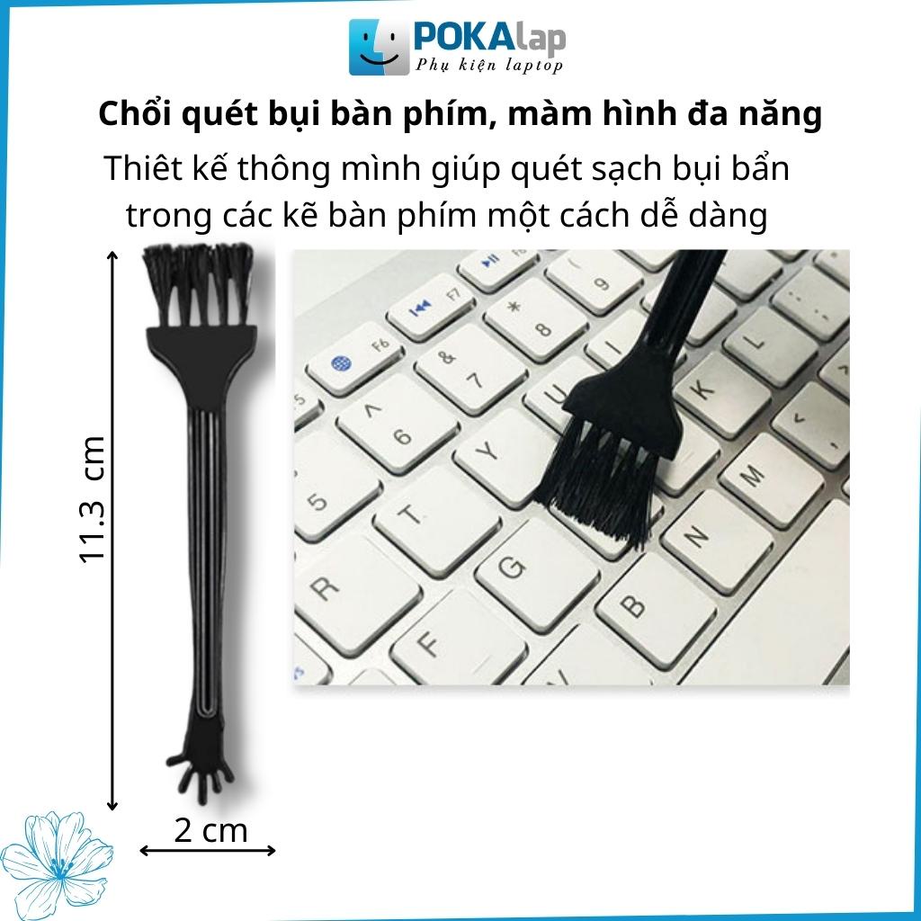 Bộ vệ sinh laptop Nano 3 món POKA54 an toàn cho da chuyên làm sạch laptop, điện thoại, máy ảnh, máy tính bảng - POKALAP