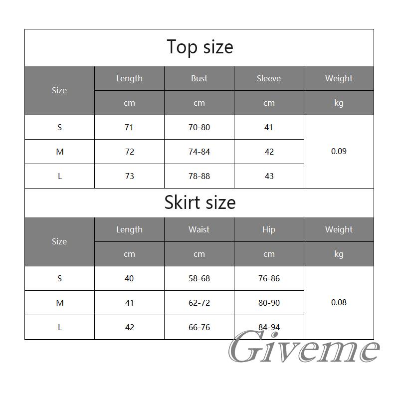 G GIVEME Bộ Áo Liền Quần Cổ Chữ V Khoét Rỗng Buộc Dây Phối Chân Váy Xếp Nếp Tay Ngón Cái Cho Nữ