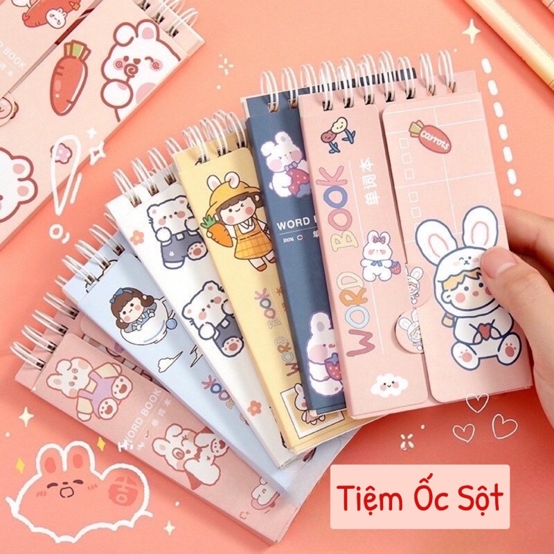 Sổ học từ vựng tiếng Anh - sổ ghi chú tiện ích