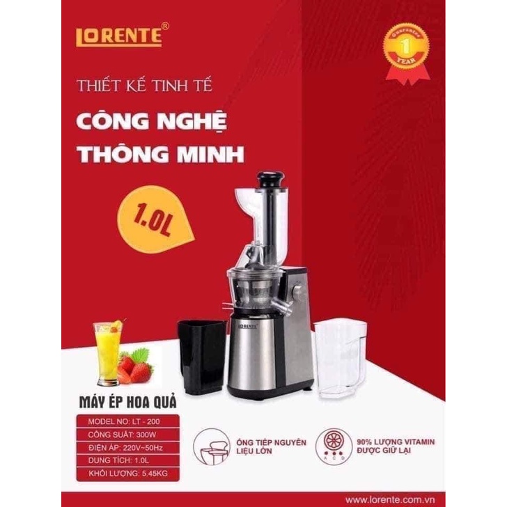 Máy ép chậm Lorente