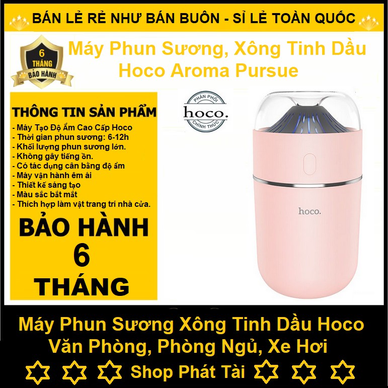 Máy Phun Sương Tạo Ẩm - Máy Xông Tinh Dầu Mini Nhỏ Gọn Trên Xe Hơi Chính Hãng . Bảo Hành 6 Tháng