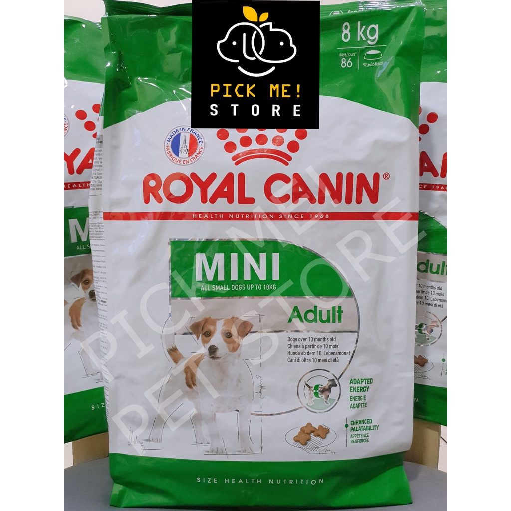 [ CHÍNH HÃNG ] Hạt Royal Canin Mini Adult Cho Chó Trưởng Thành Giống Nhỏ 8kg
