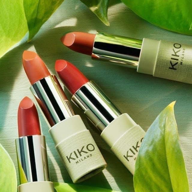 Son KIKO MILANO NEW GREEN ME MATTE LIPSTICK 103 (Màu Cam Cháy)