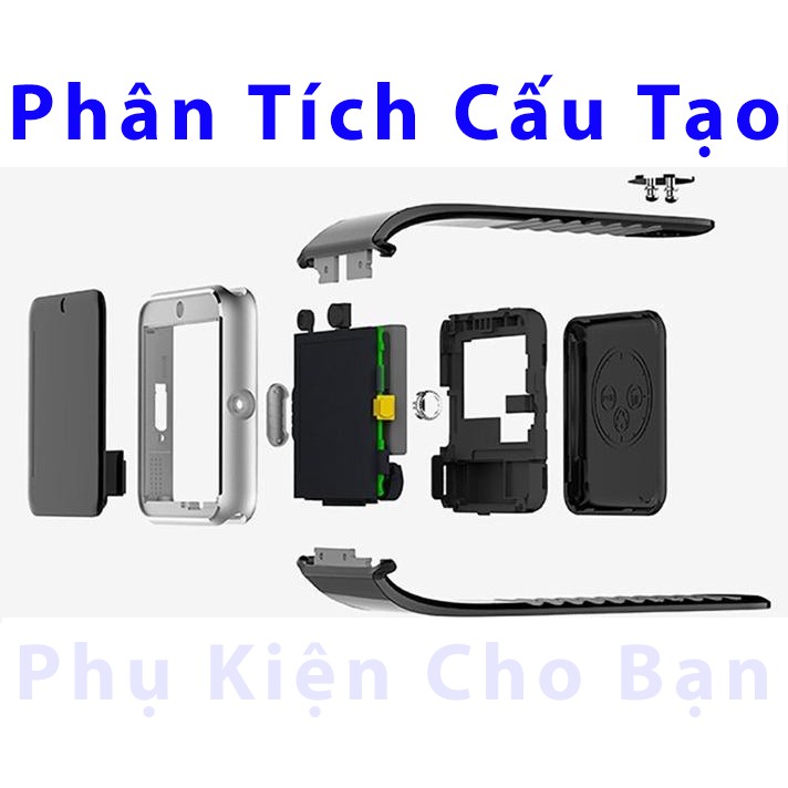 Đồng hồ thông minh WiFi sim độc lập cảm ứng smartwatch tiếng Việt PF107 Gold