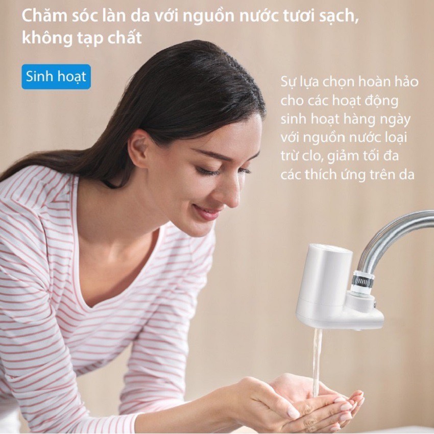 Đầu lọc vòi nước tại vòi Philips AWP3753, lõi lọc 4 lớp - Hàng Chính Hãng