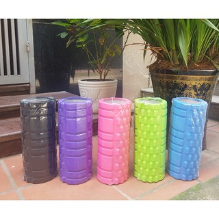 CON LĂN FOAM ROLLER MASSAGE, DÃN CƠ TẬP GYM, YOGA HÀNG CAO CẤP - GIAO MÀU NGẪU NHIÊN