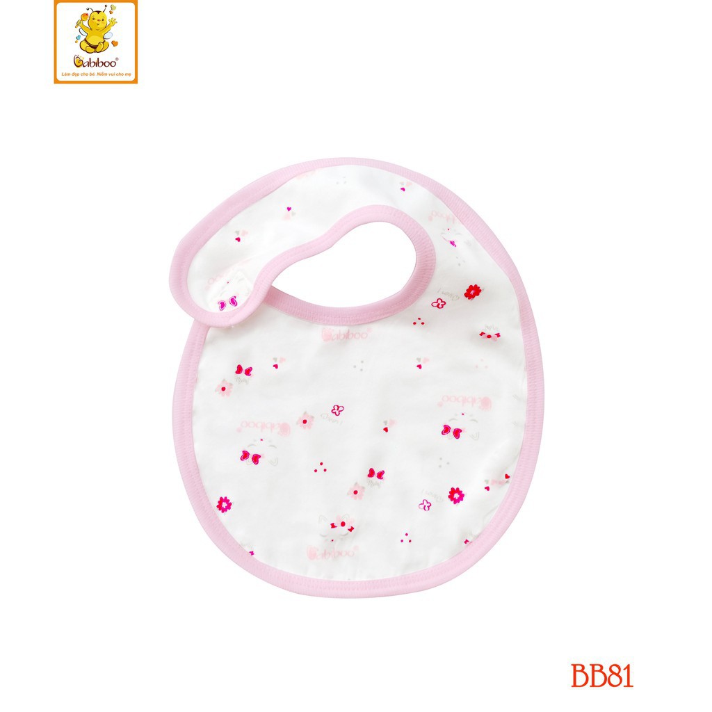 [BB81] Yếm Dán sơ sinh cotton 2 lớp BABIBOO