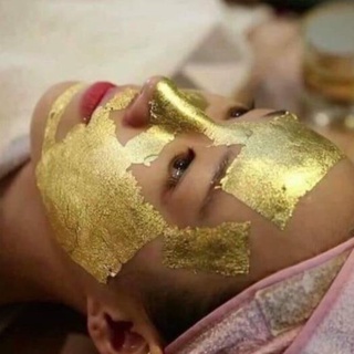 Combo 10 mặt nạ lá vàng 24k mặt nạ vàng lá 24k