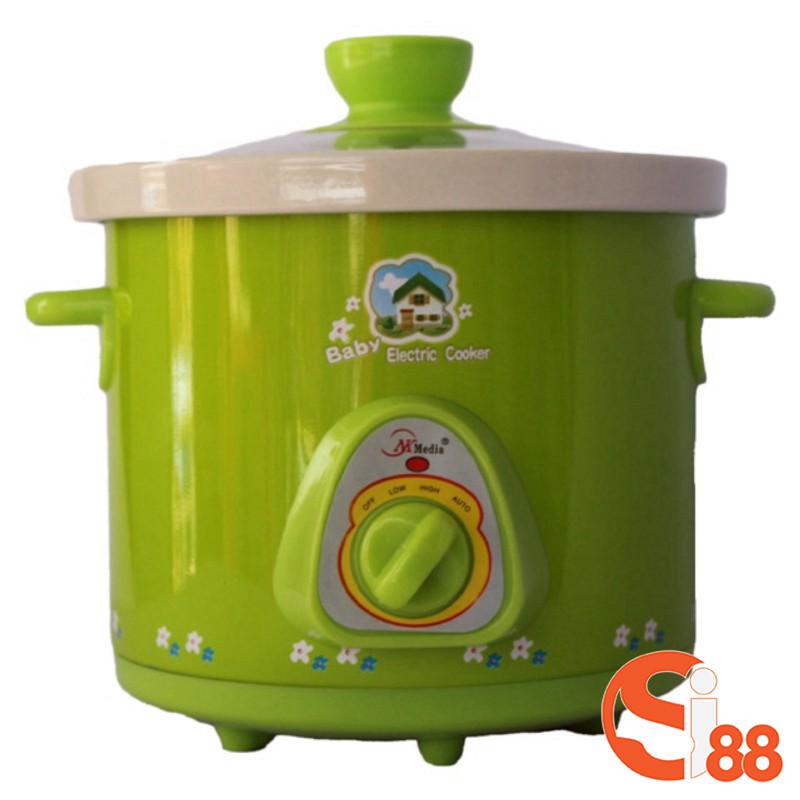 Nồi Kho Cá - Nấu Cháo Chậm Đa Năng 1,5L-2,5L Bảo hành 12 Tháng (màu Xanh) GD271