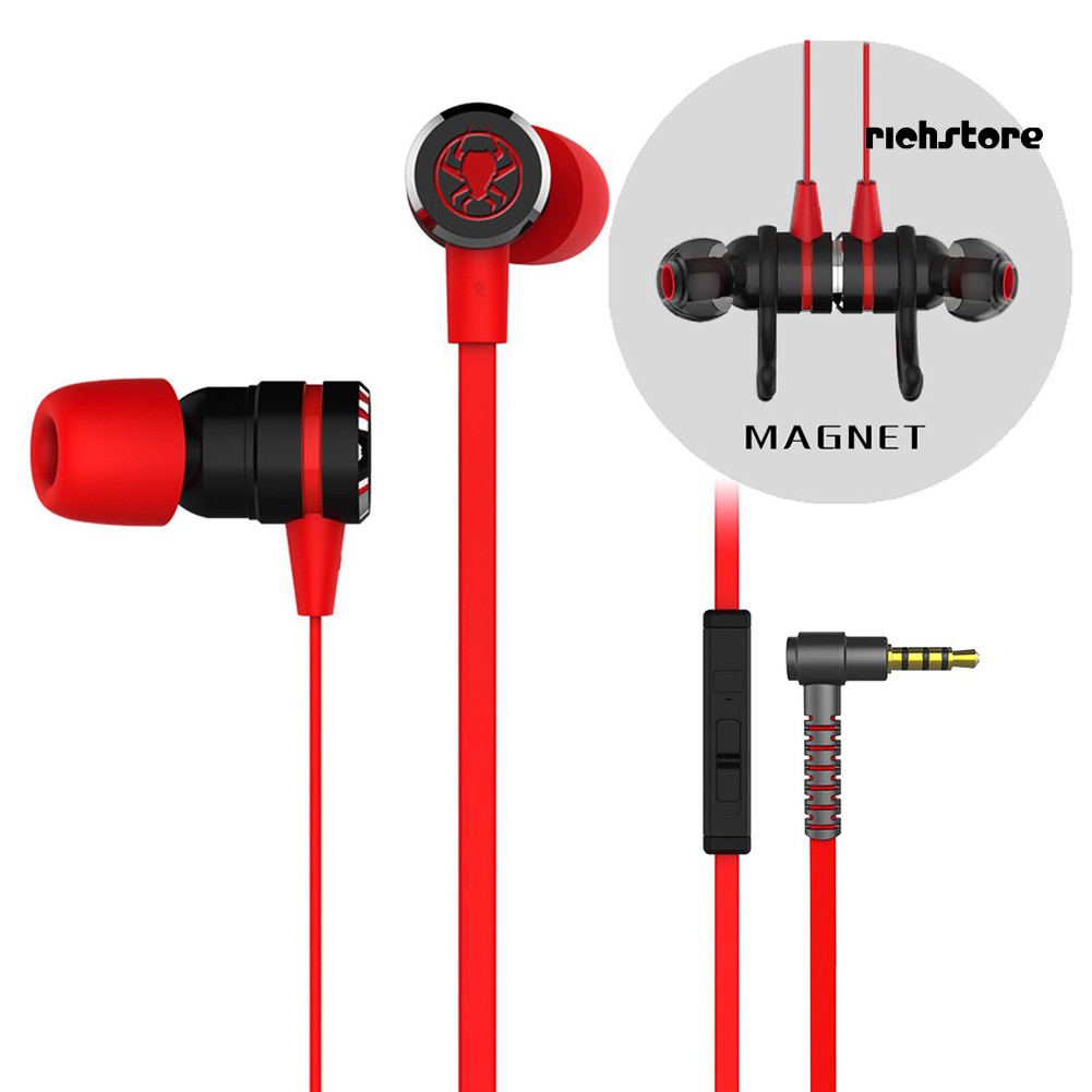 EJ_PLEXTONE G20 In-ear Earphone Wired Magnetic PC Phone Gaming Headset with Mic