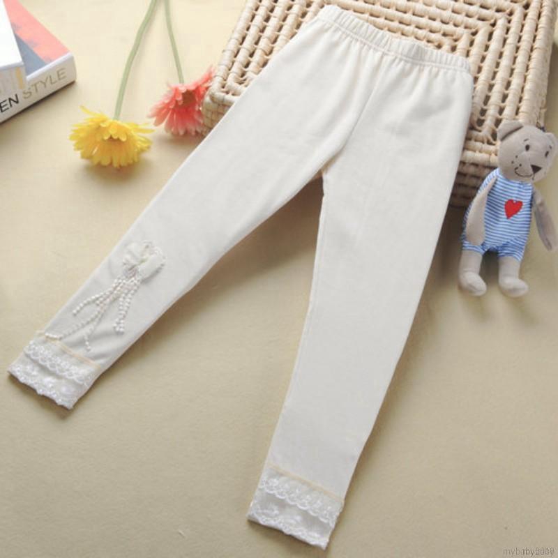 My Baby  Quần legging phối ren cho bé gái ( 2-7 tuổi )