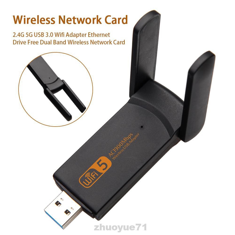 Wireless Dual Band Fast Speed With Antenna Drive Free For Desktop PC 2.4G 5G USB 3.0 Wifi Adapter | BigBuy360 - bigbuy360.vn