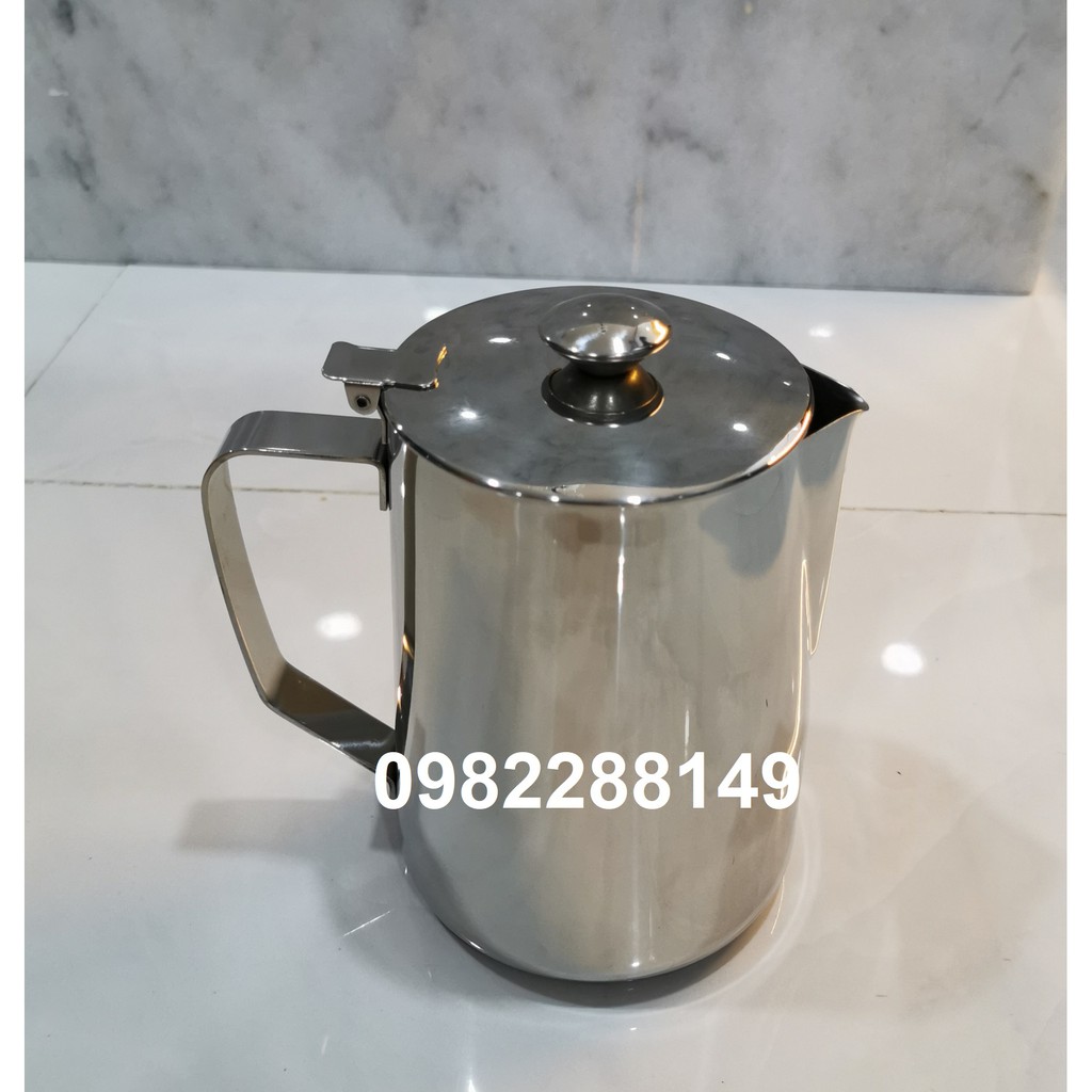 CA ĐÁNH SỮA INOX CÓ NẮP 2 LÍT