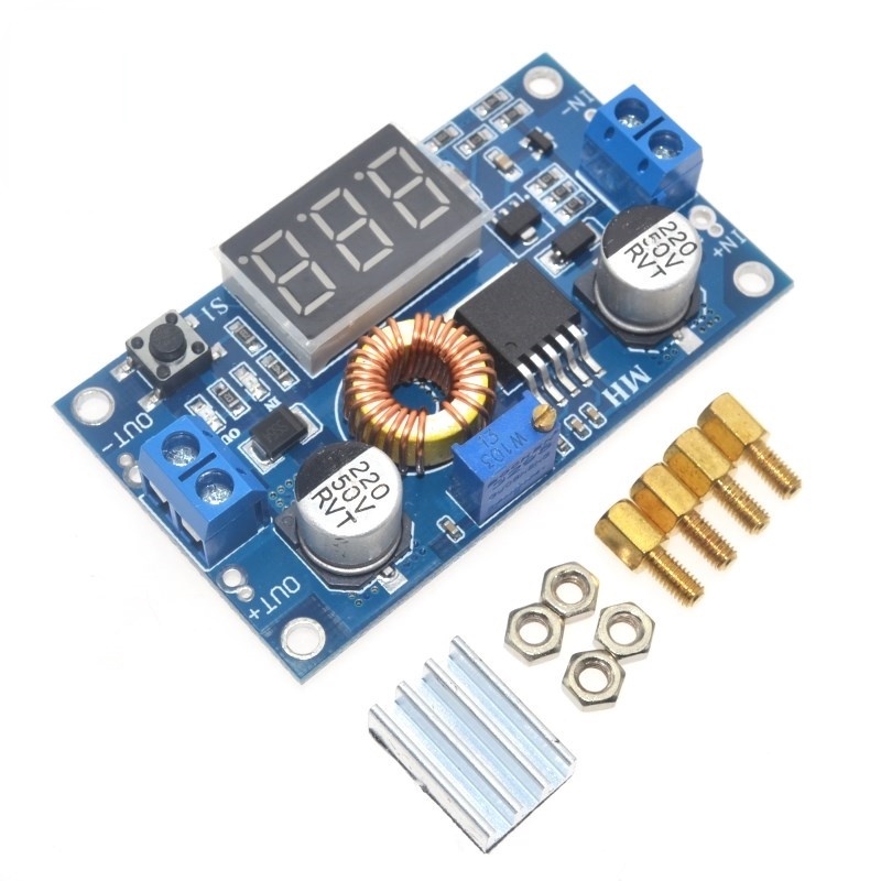 Mô đun hạ áp 5A 75W XL4015 từ 4.0-38V xuống 1.25V-36V